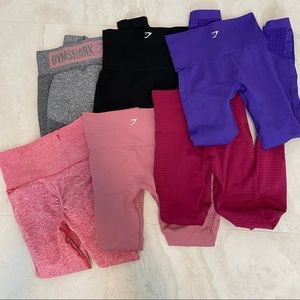 6 Gymshark leggings lot